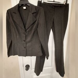 Vintage Sfuzi Pinstripe Jacket and Pants Suit